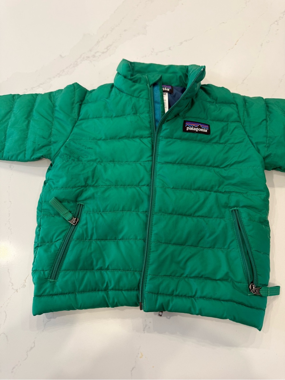 Patagonia Green Quilted Puffer Jacket (Baby)